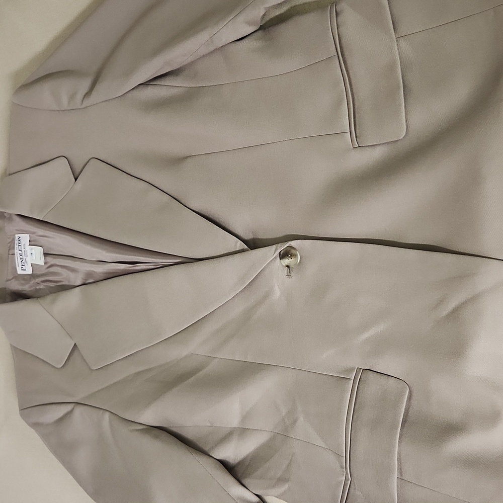 Pendleton Wool Blazer in Light Tan Size 16 - Picture 6 of 8